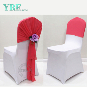 YRF Bianco schienale alto da pranzo sedia Covers
