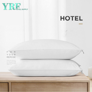 Cuscino per hotel in microfibra con fornitore cinese di lusso bianco realizzato in fabbrica