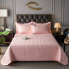 Vendita calda hotel copriletto rosa queen size leggero per tutte le stagioni
