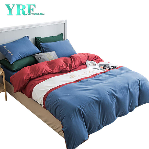 Biancheria da letto all'ingrosso King Bed Tessuto in poliestere multicolore per il soggiorno in casa