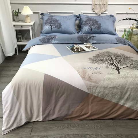 Tessuto di cotone per biancheria da letto della migliore qualità confortevole per set di lenzuola singole