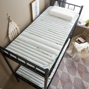 Materassino per dormitorio universitario spesso 6 cm, facile da trasportare, caldo, in lattice naturale, doppio XL