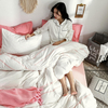 Letto king size 4 pezzi di alta qualità prezzo economico per set biancheria da letto in cotone appartamento